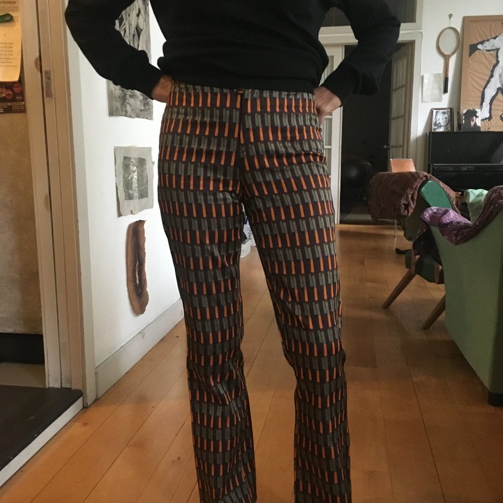 1960's brocade pants
